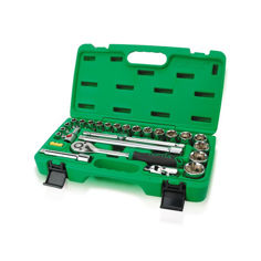 Mynd af 28 hluta topplyklasett 1/2"